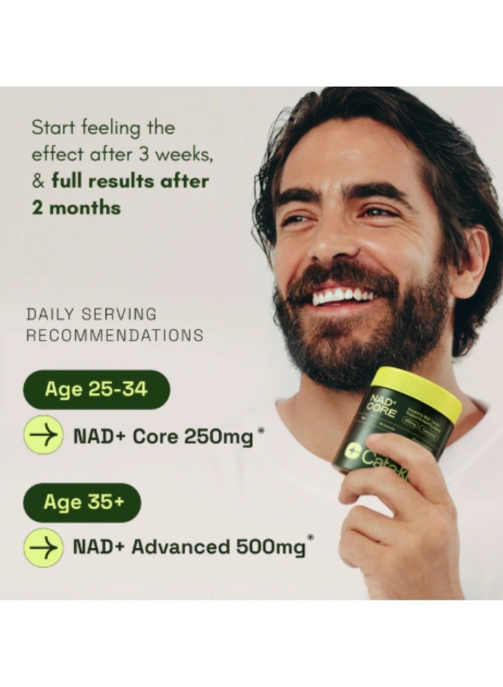 Cata-Kor Liposomal NAD+ 250mg Anti-Aging & Energy Supplement – Supports Focus, Vitality & Healthy Aging, Halal, Non-GMO, Gluten-Free, 60 Capsules - Image 4