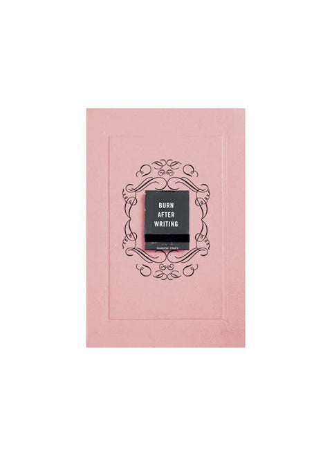 Burn After Writing (Pink) - by Sharon Jones (Paperback)