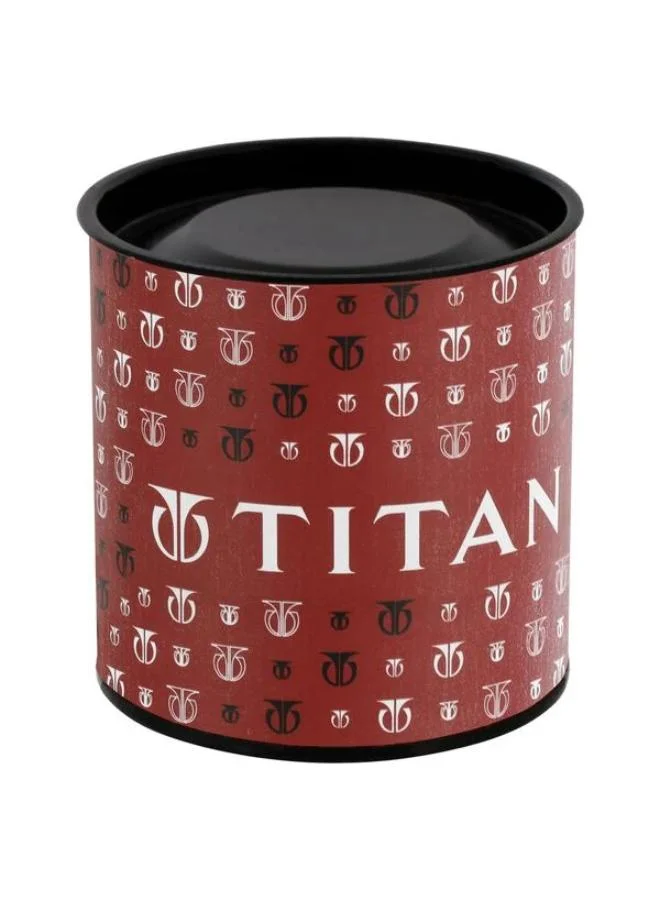 TITAN Women's Analog Display Watch With Gold Metal Strap - 2601YM02