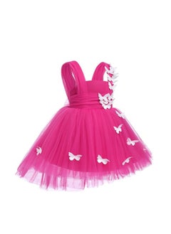 Daddy's Angel Baby Toddler Kids Butterfly Dress Sleeveless  - Image 2