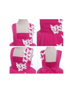 Daddy's Angel Baby Toddler Kids Butterfly Dress Sleeveless  - Image 3