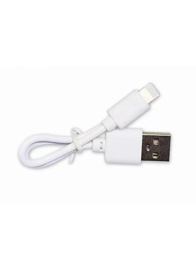 Generic - Apple Data Cable Suitable For Mobile Phone TWS Bluetooth Headset USB Charging Cable Second Generation Third Generation Sixth Generation Seventh Generation With Machine Cable-Color:White -Length:1m - Image 1
