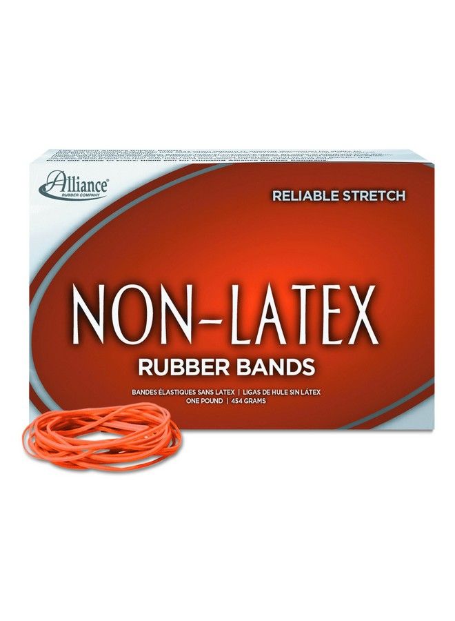 Alliance (37196) Latexfree Orange Rubber Bands Size 19 Inches 0.16 X 3.5 Inches Approx. Pcs. 1440 Per Box - Image 1