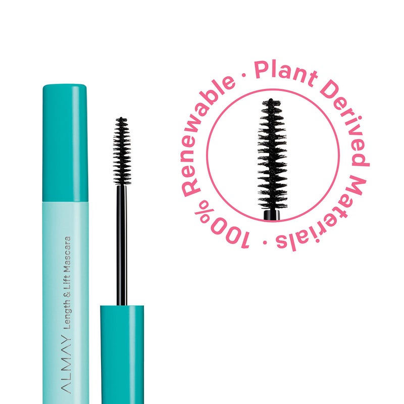 Almay Lengthening Mascara, Volume & Lift, Eye Makeup, Hypoallergenic and-Fragrance Free, 020 Black, 0.24 fl oz. - Image 4