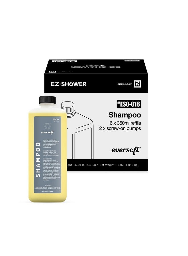 EZPULL EZbrnd Eversoft Cleansing Shampoo Refill Cartridge, 350ml (12 oz) x 6 pk - Image 1