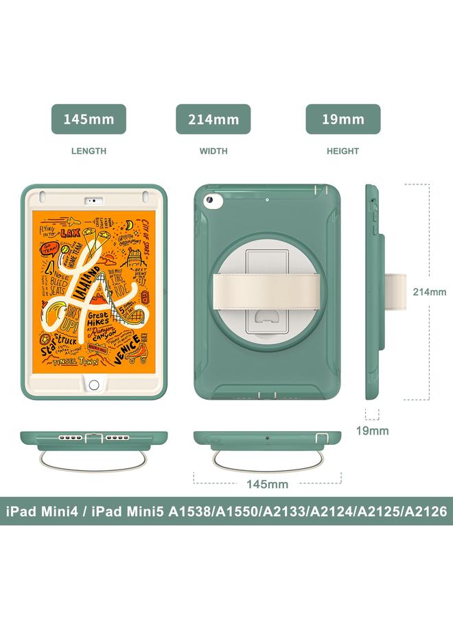 اس-توب جراب تابلت قابل للدوران 360 درجة مصنوع من مادة PC + TPU لجهاز iPad mini 5 / 4 - Image 3