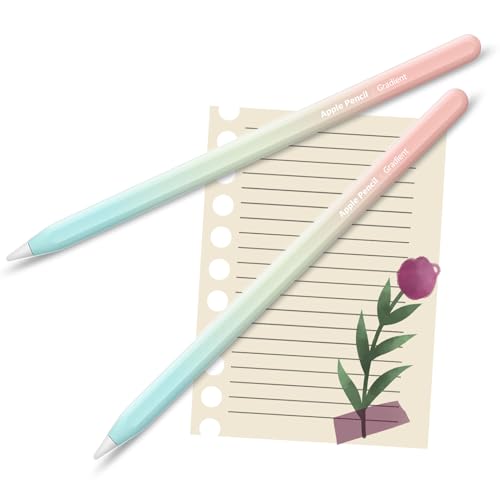 The Mujen Apple Pencil Skin [2 Pack] Ultra Thin 3M Premium Vinyl Cover Greenguard Gold Ink Apple Pencil Full wrap Cover Case Gradient Color – 2nd Generation (G07) - Image 1