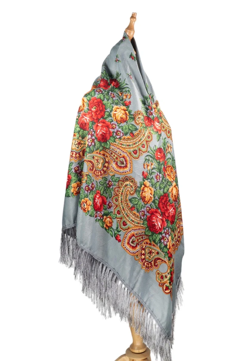 دىدانيالا Margarita Women's Eastern European Cotton Tassel Shawl