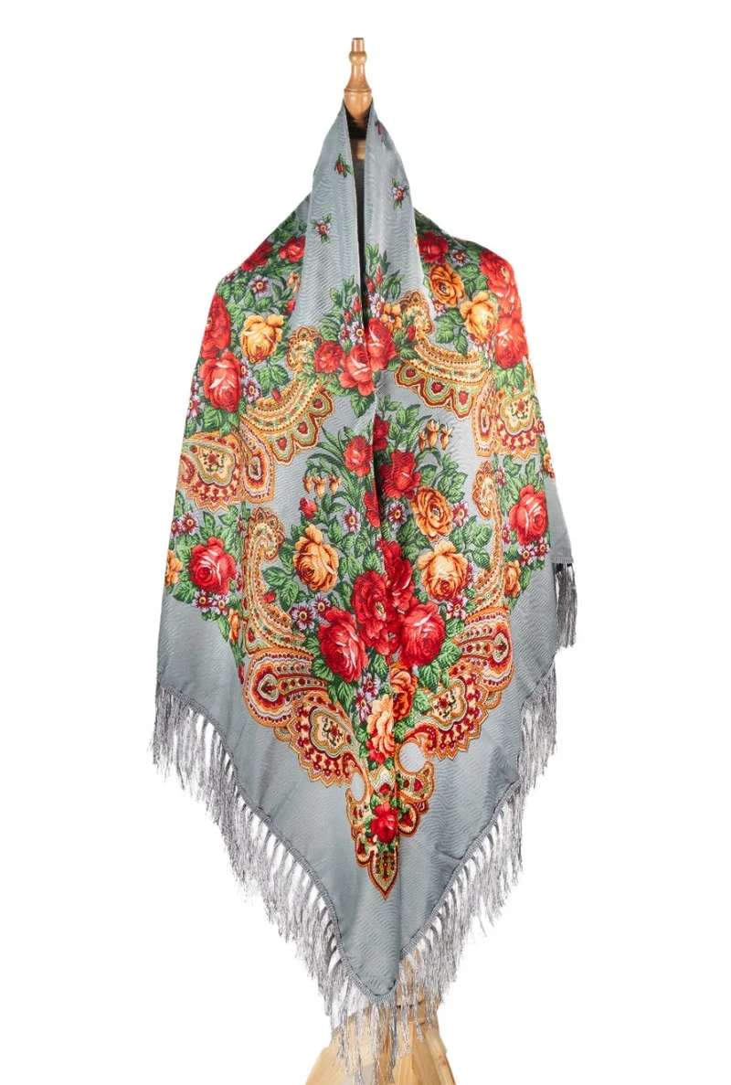 دىدانيالا Margarita Women's Eastern European Cotton Tassel Shawl