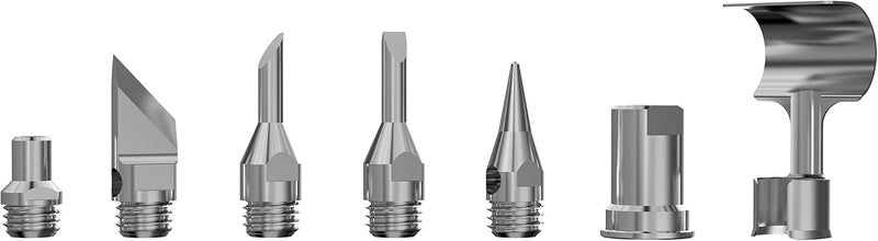 LEXIVON رؤوس لحام موقد البيوتان الأصلية | مجموعة مكونة من 7 قطع، متوافقة مع طرازات LX-770 و LX-771 (LX-TIP-C) - Image 1