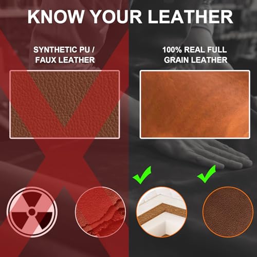 Baizoy Knife Roll Bag Genuine Leather,Chefs Professional 5 Knives and Cookware,Perfect for The Traveling Chef,Travel Tool Roll Pouch,No Tools Included - Image 5