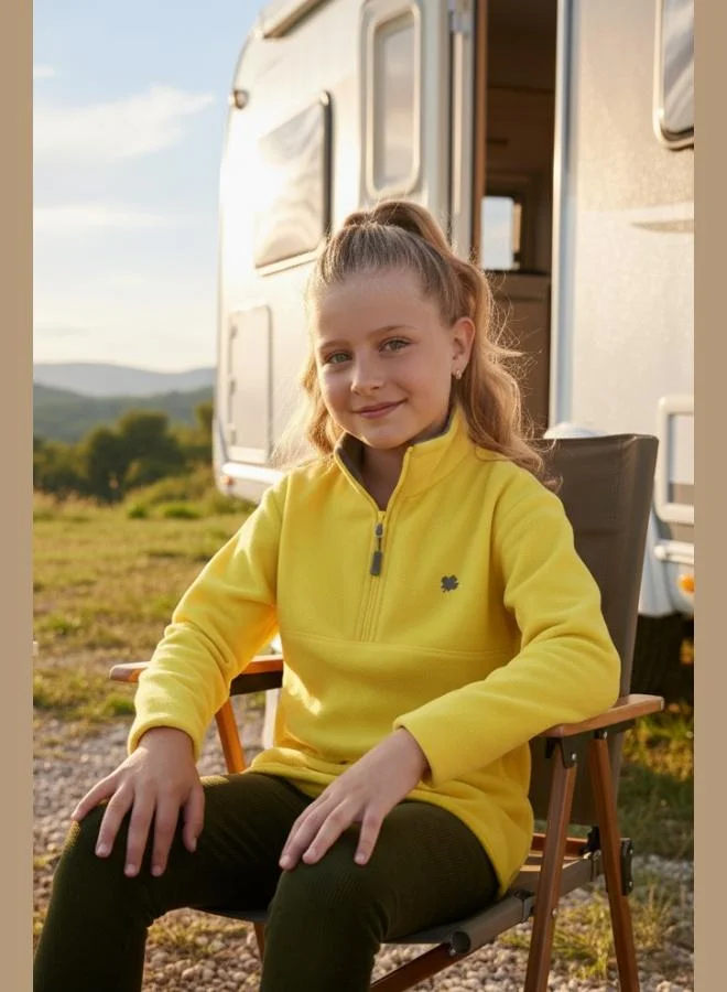 ليلا ليلا جاكيت شتوي فليس للجنسين برقبة واقفة بسحاب