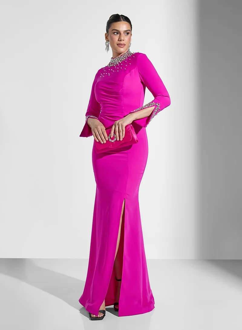 Akadia Fashion Embellished Mermaid Dress
