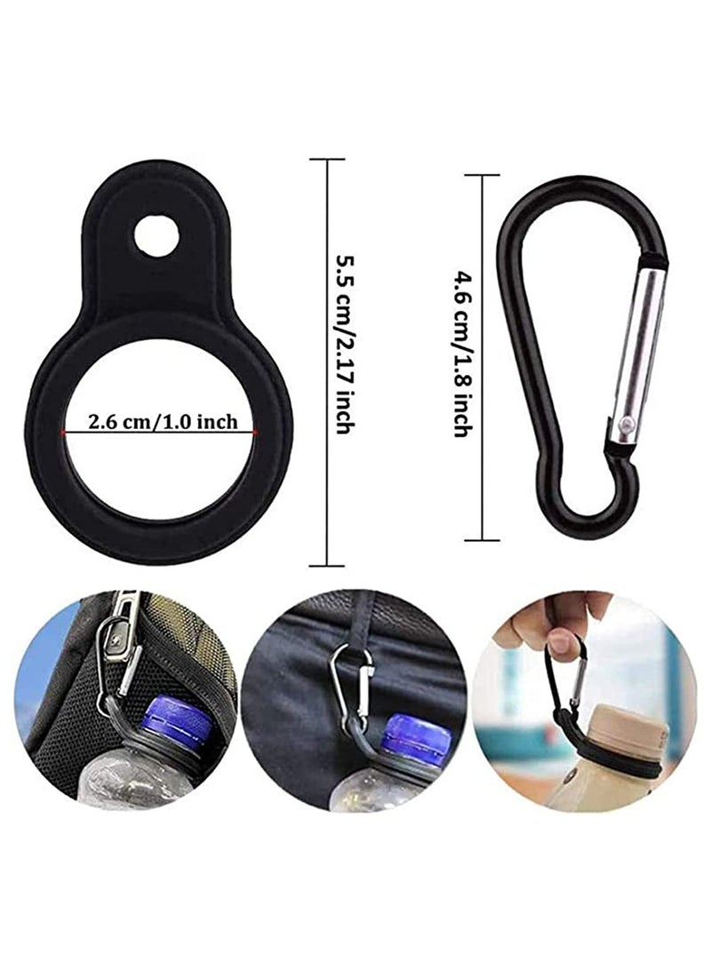 Generic Water Bottle Buckle, 4 Pcs Portable Backpack Carabiner Outdoor Hanging Buckle Water Bottle Holder Clip for Camping Hiking Traveling Mountain Climbers  - Image 2