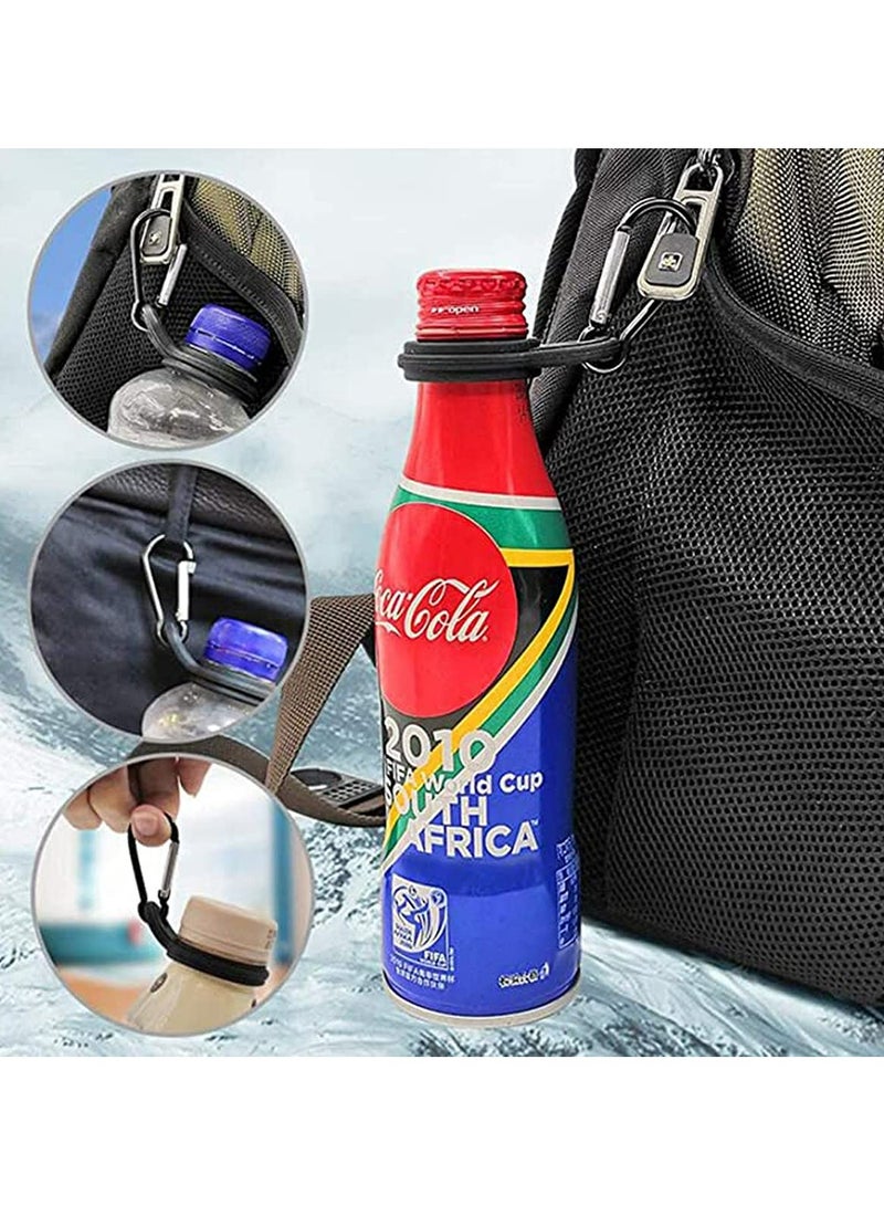 Generic Water Bottle Buckle, 4 Pcs Portable Backpack Carabiner Outdoor Hanging Buckle Water Bottle Holder Clip for Camping Hiking Traveling Mountain Climbers  - Image 5