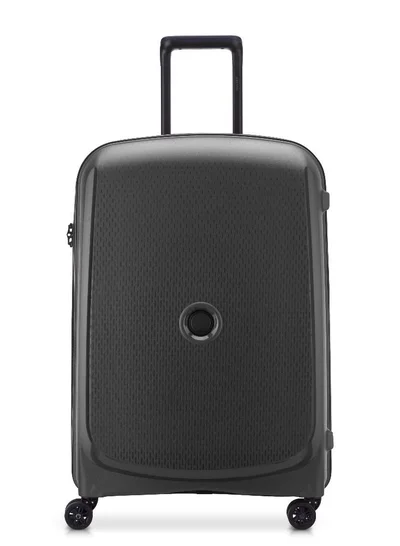 DELSEY Paris Belmont+ 71cm Hardcase 4 Double Wheel Non-Expandable Check In Luggage Trolley Black