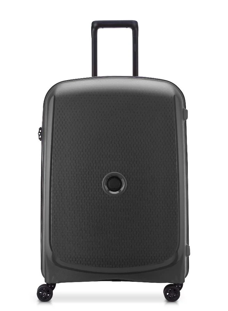 DELSEY Paris Belmont+ 71cm Hardcase 4 Double Wheel Non-Expandable Check In Luggage Trolley Black