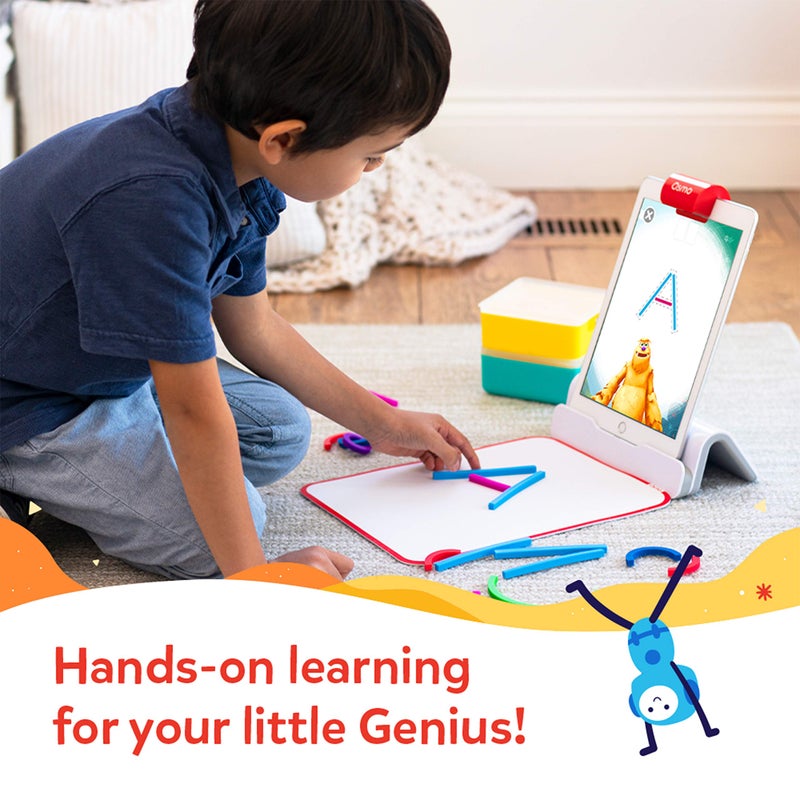 Osmo - Little Genius Starter Kit for iPad & iPhone - 4 Hands-On Learning Games - Ages 3-5 - Problem Solving, Phonics & Creativity (Osmo iPad Base Included), Multicolor - Image 3