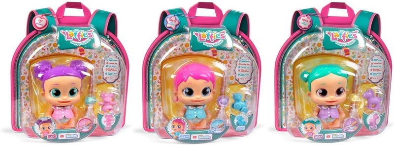 Laffies Imc toys happy babies 3 assorted toys, multicolor - Image 1