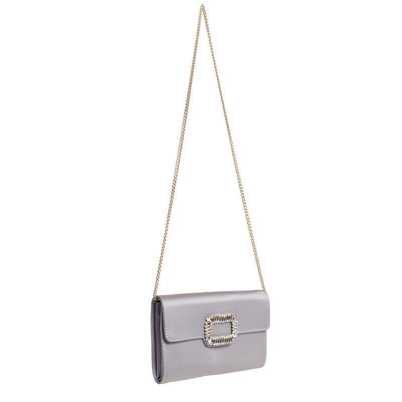 Women'S Bag New Square Buckle Wedding Dress Celebrity Leisure Banquet Bag Diamond-Encrusted Dress Bag Crossbody Chain Handheld Banquet Bag - Image 1