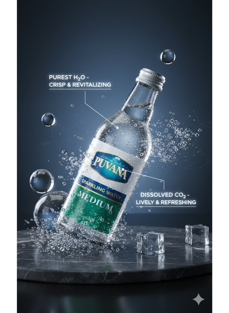 بوفانا بيوفانا مياة فوارة متوسطة 250مل *  24 زجاجة - Image 4