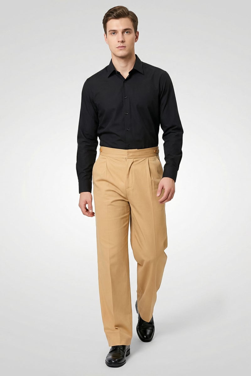 GANT سروال تشينو للرجال بلون تان غير قابل للتمدد - Image 2