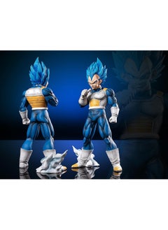 General Vegeta Statue Statue DBZ Super Saiyan Blue Series Birthday Gift PVC 11 inch  - Image 2
