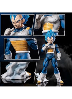 General Vegeta Statue Statue DBZ Super Saiyan Blue Series Birthday Gift PVC 11 inch  - Image 3