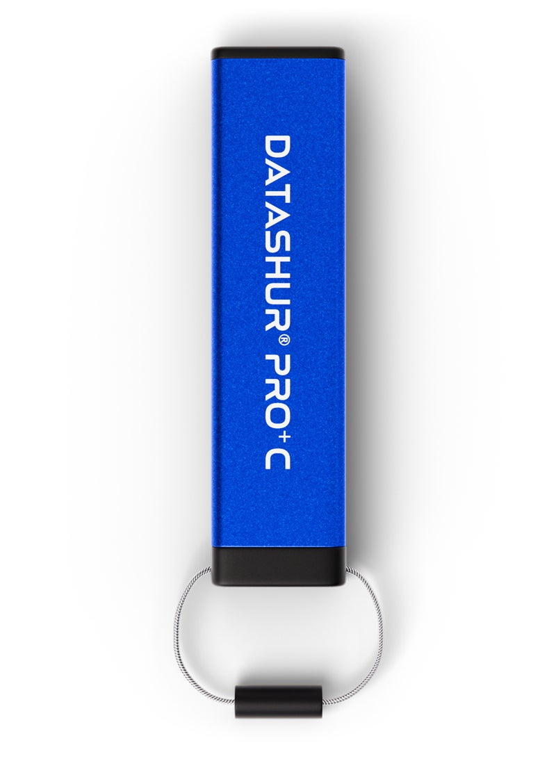 iStorage datAshur PRO+C 256GB | Secure USB Type-C Memory Stick | FIPS 140-3 Level 3 Certified | PIN protected | Type C-A adapter included. - Image 3