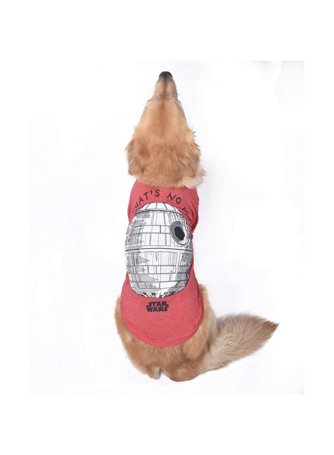 Star Wars for Pets "That's No Moon" Dog Tee | Star Wars Dog Shirt for Large Dogs | Size Large | Soft, Cute, and Comfortable Dog Clothing and Apparel, Cute Dog Clothes - Image 2