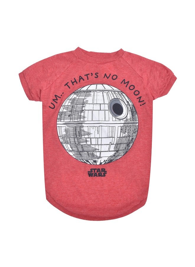 Star Wars for Pets "That's No Moon" Dog Tee | Star Wars Dog Shirt for Large Dogs | Size Large | Soft, Cute, and Comfortable Dog Clothing and Apparel, Cute Dog Clothes - Image 1