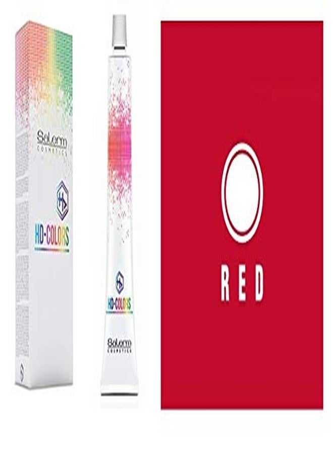 Salerm Hd Colors Fantasy Hair Color Cream #Red, 5.4 Ounce / 150 Milliliter