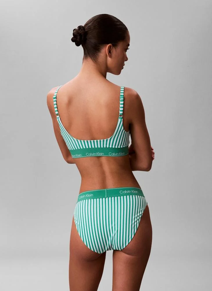 كالفن كلاين Logo Band Swim Bottom Bikini