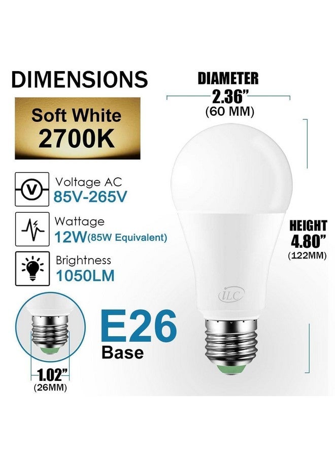 ILC LED Light Bulb 85W Equivalent, Color Changing Light Bulbs 2700K Warm White, Remote Control RGB 6 Modes, Timing, Sync, Dimmable E26 Screw Base (2 Pack) - Image 3