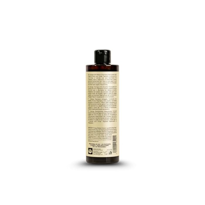 LINANGE Anti Yellow Shampoo with Grape Extract and Violet Pigment, 16.9 oz. - Image 2