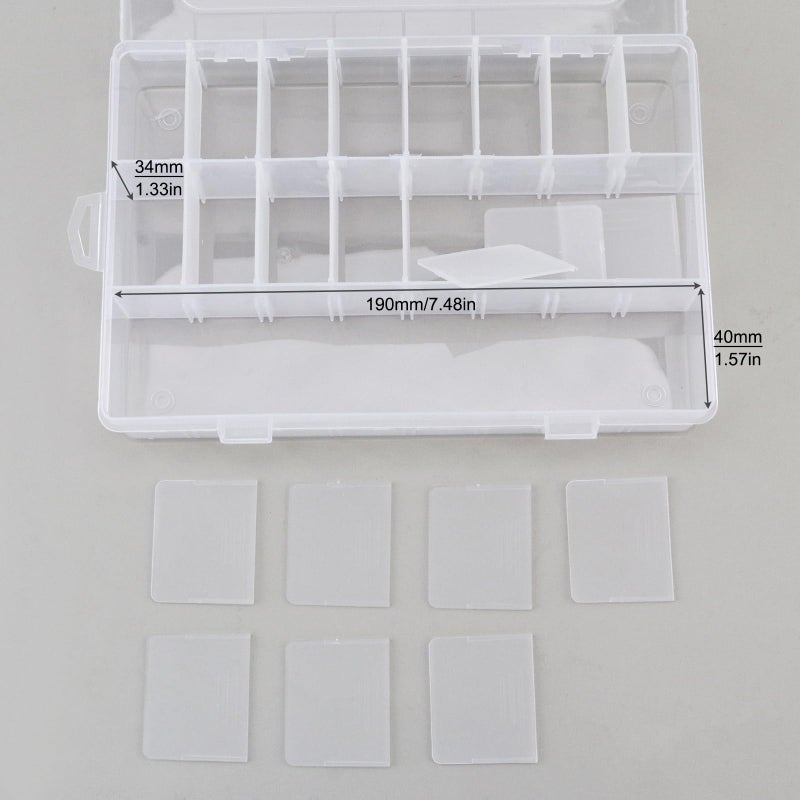 OriGlam 24 Compartment Electronic Component Storage Box Case, SMD SMT Case, Electronic Boxes - Image 2