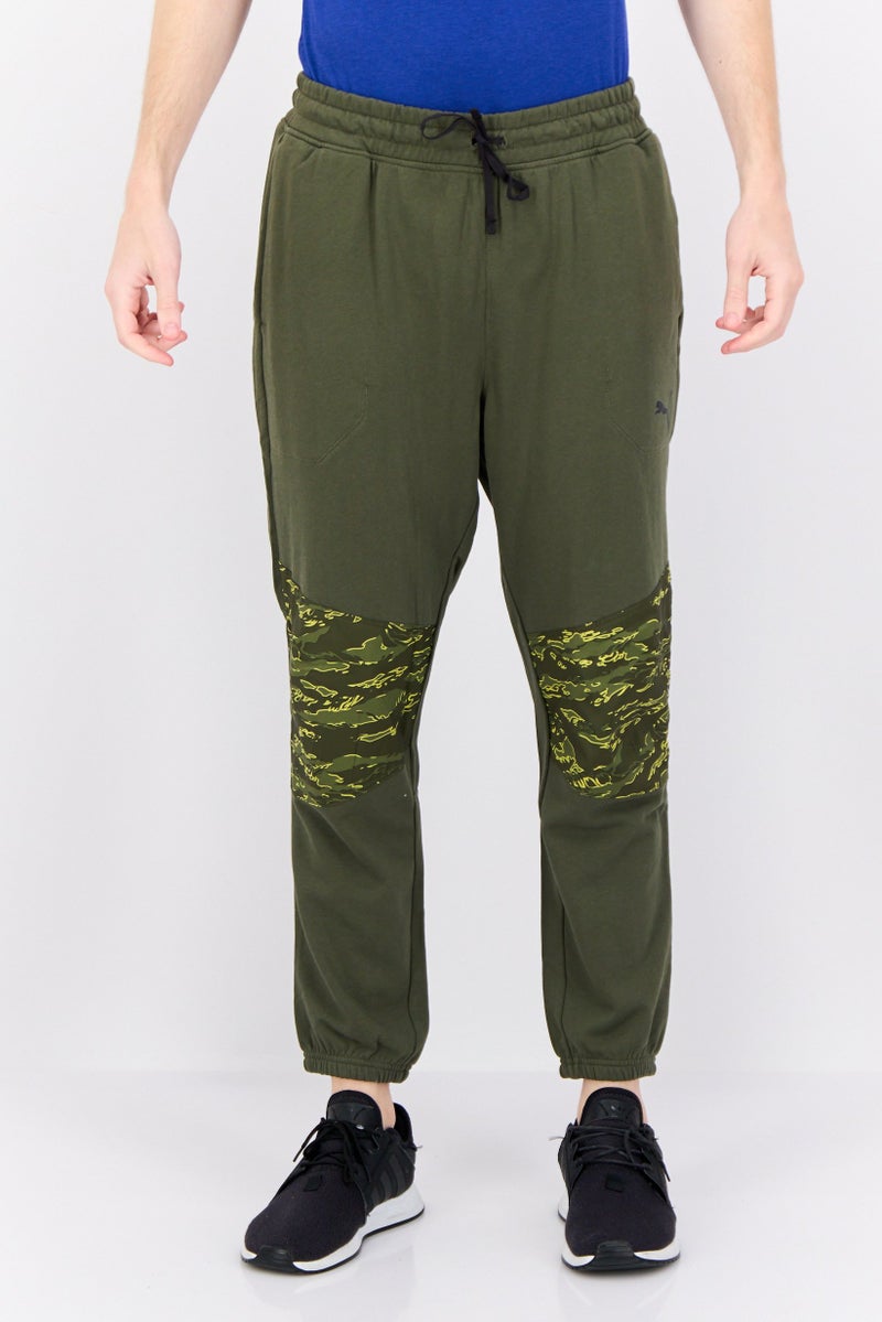 PUMA Men Sportswear Fit Training Sweatpants, Olive - Image 1