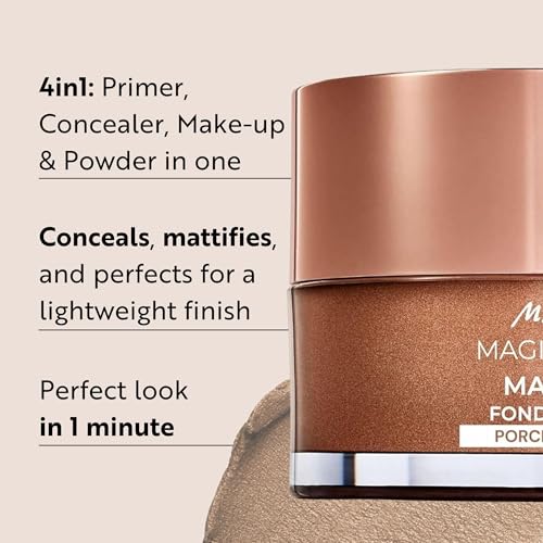 M.Asam M Asam Magic Finish Porcelain Teint MakeUp Mousse 101 Fl Oz 4in1 Primer Foundation Concealer Powder With Buildable Coverage Adapts To Fair Skin Tones Leaves Skin Looking Flawless - Image 5