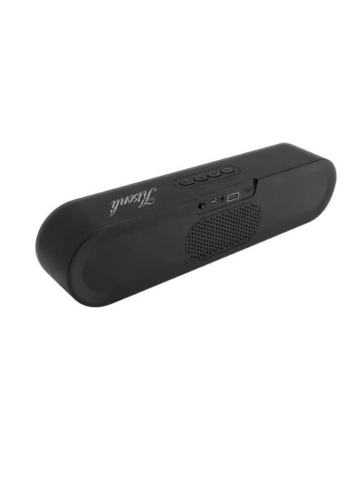 Kisonli - Kisonli LED -916 Sound bar Music Speaker - Bluetooth ,TF card, Hands-Free Calls, good quality - Black - RGB- 7 lights modes - Image 1