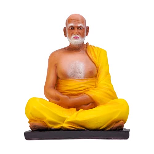 Newven Sree Narayanaguru Statue Gurudevan Idol for Home Decor Decoration Showpiece Figurine Gift for House Warming Wedding Anniversary, Multicolor, 26 X 19 x 14 CM - Image 1