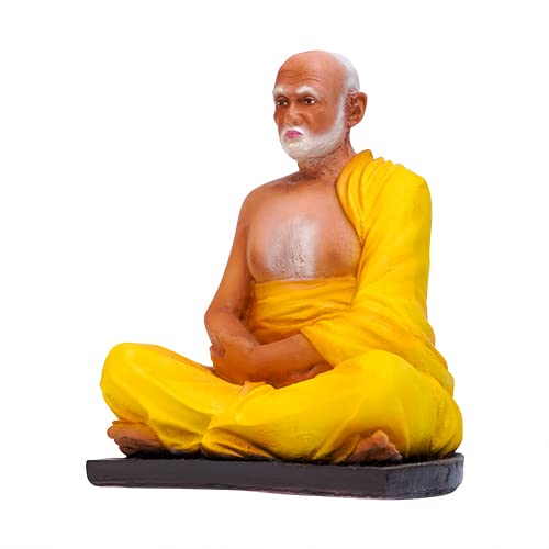 Newven Sree Narayanaguru Statue Gurudevan Idol for Home Decor Decoration Showpiece Figurine Gift for House Warming Wedding Anniversary, Multicolor, 26 X 19 x 14 CM - Image 3