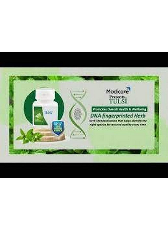 Modicare Well Tulsi Promotes Overall Health & Wellbeing (60N Tablets) - Image 4