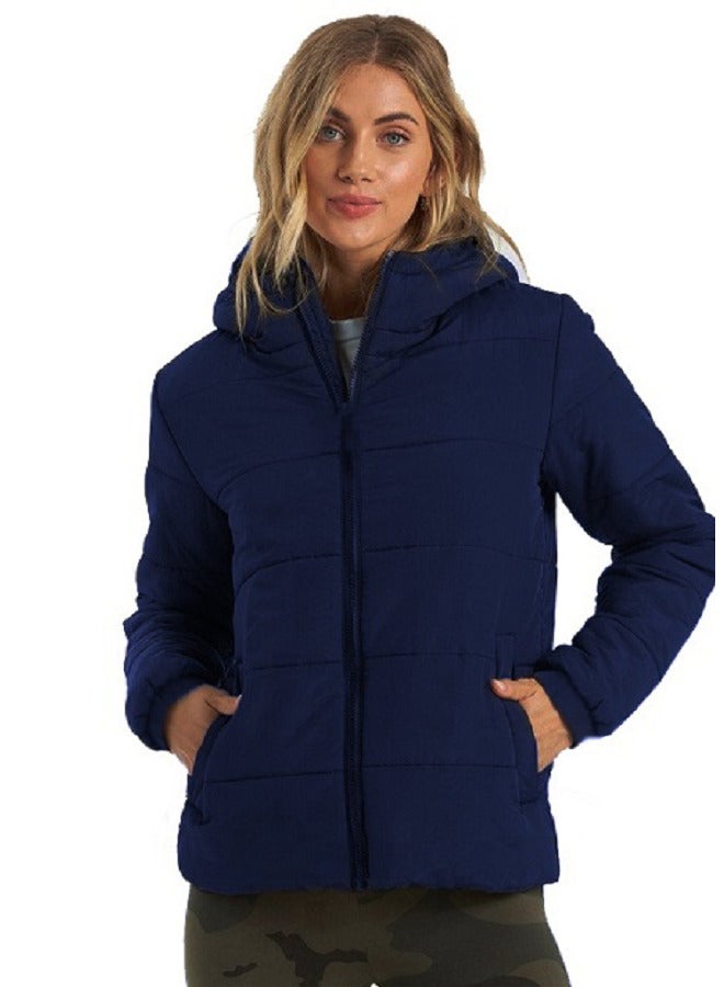 general Winter Puffer Zipped Jacket With Removable Hood - Image 1