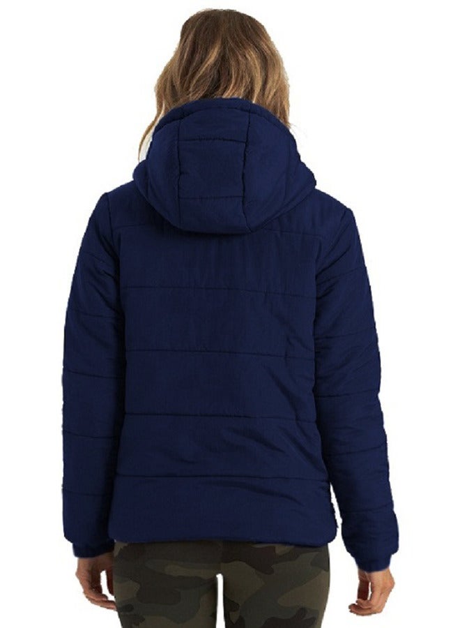 general Winter Puffer Zipped Jacket With Removable Hood - Image 3
