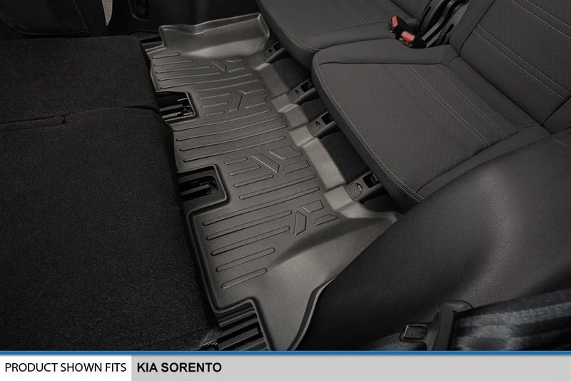 SMARTLINER Custom Fit Floor Mats 3 Row Liner Set for 2016-2020 Kia Sorento - Image 5
