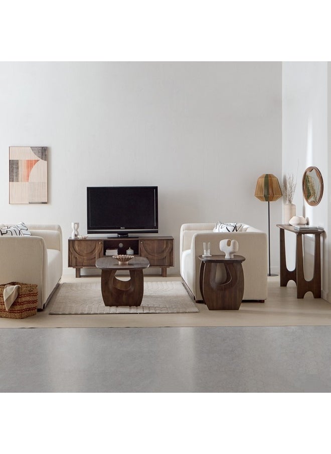 Home Box Bay Solid Wood End Table 50 x 55 x 50 cm  - Image 4