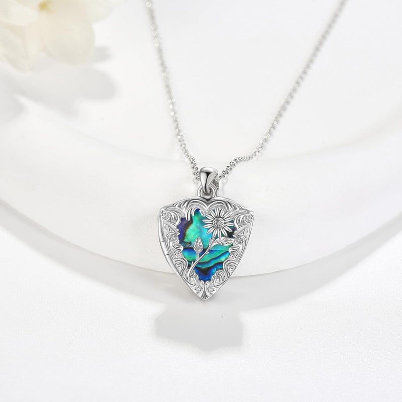 ONEFINITY Store Tree of Life Locket Necklace Sterling Silver Locket Necklace That Holds Pictures Tree of Life Locket Pendant for Women Wife Girlfriend - Image 3