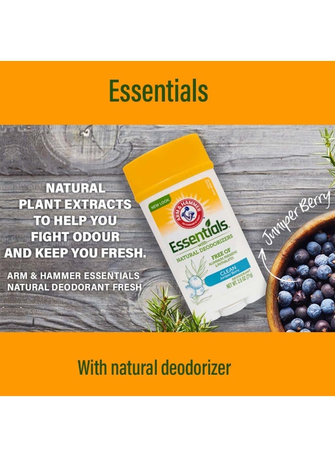 Arm & Hammer مزيل عرق أساسي خالي من الألمنيوم مع مزيلات روائح طبيعية، 71 جرام - Image 1