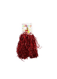 PARTY FUN Cheering Squad Pom Pom 2Pcs/Card Asst.Color  - Image 1