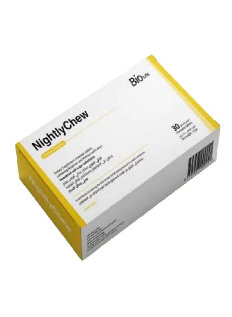 Bio Life Nightly Chewy Food Supplement 30 Chewable Tablets